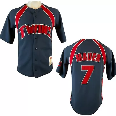 Joe Mauer Jersey Mens Medium Minnesota Twins Jersey R3 • $23.95