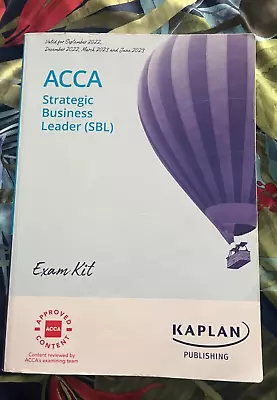ACCA SBL Strategic Business Leader Study Text&Exam Kit September 2022-June 2023 • £35
