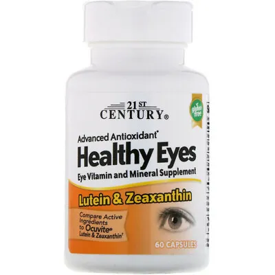 Eye Support Supplement 60 Caps | Advanced Antioxidant | Lutein Zeaxanthin • £17.45