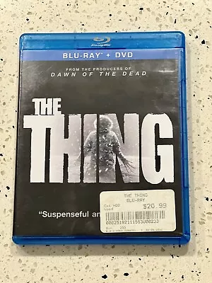 The Thing Blu-ray DVD Combo 2-Disc Set Sci-Fi Monster Horror Action Movie • $11.95