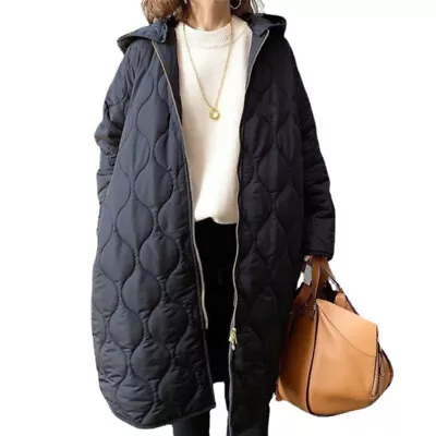 Women's Fashion Coat Hoodies Loose Long Sleeve Winter Warm Coat Thickened Jacket • $33.34
