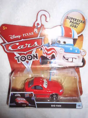 Disney Pixar Cars Toon Mater The Greater BIG FAN #15 Paint Job GREAT CARD • $15