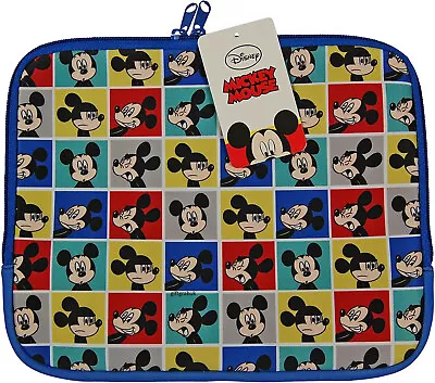 Disney Mickey Mouse Tablet Case IPad Sleeve Cover Book Notepad Padded Protection • £5.99