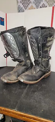 Vintage Alpinestars HiPoint Motocross Boots MADMAX Sz 10 ? Gothic Hi-Point • $350