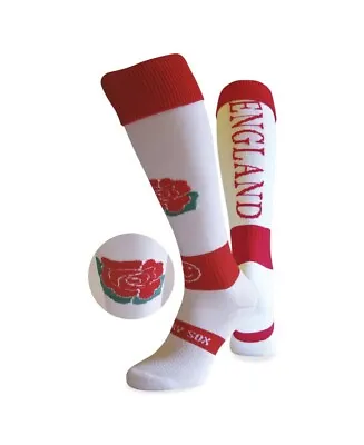 Wacky Sox - England Rugby Socks - Medium (UK Shoe Size 2-6) • £8.99