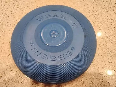 Vintage 1966 Wham-O REGULAR FRISBEE Blue 9  Great Clean Condition • $35