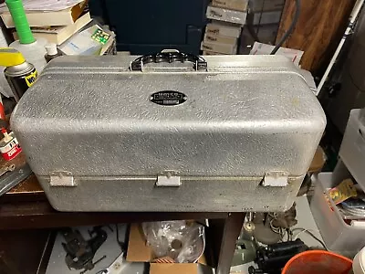 Vintage UMCO 1000 S Aluminum 7 Tray Folding Tackle Box With Some Lures • $125