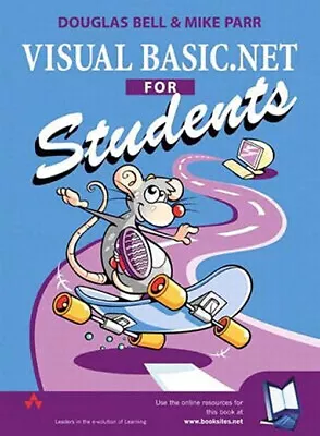 Visual Basic.Net For Students Paperback Mike Bell Douglas Parr • $10.88