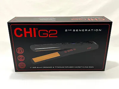 CHI PRO G2 Digital Titanium Infused Ceramic 1   Straightening Hair Flat Iron NEW • $99.95