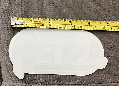 Petzl White Logo Sticker/Decal Vinyl Approx 4.5  Outdoor Climbing Hiking • $3.50