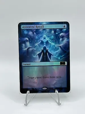 Ancestral Recall - Power 9 - Foil Custom Sticker On MTG Bulk Card. • $4.99