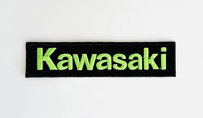 Embroidered Patch - Kawasaki - Racing - Motorcycles - NEW - Iron-on/Sew-on • $5.85