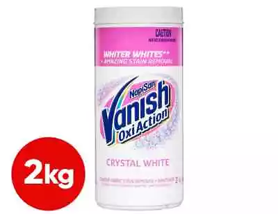 Vanish Napisan OxiAction Crystal White Stain Remover Powder 2kg • $28