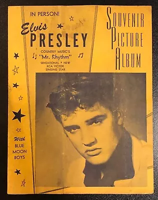 RARE! WoW! ELVIS PRESLEY 1956 1st FIRST Concert Program 'SOUVENIR PICTURE ALBUM' • $332
