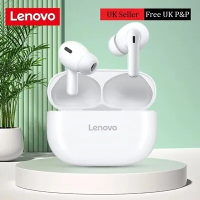 Lenovo TrueWireles Earphones Bluetooth 5.0 Earbuds Wireless Live Buds Headphones • £11.99