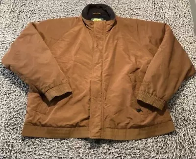 Cabela's Outdoor Gear Work Coat Jacket Outdoor Men's Brown Winter Heavy Size 2XL • $29.95