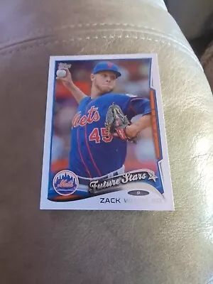 Zach Wheeler 2014 Topps #266 Future Stars Rookie Mets Phillies • $1.95