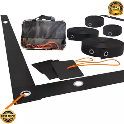 Heavy Duty Beach Volleyball Lines For Sand Webbing Set For Outdoor Anchors • $52.74