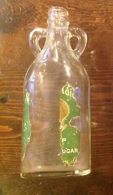 Antique Vermont Maid Partial Paper Label Maple Syrup Glass Bottle~Takes Cork Top • $14.99