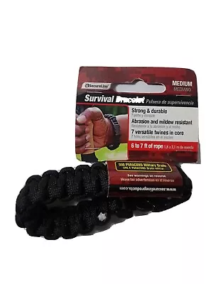 SecureLine 550lb Military Grade Paracord Survival Bracelet Medium • $7