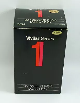 Vivitar Series 1 28-105mm F2.8-3.8 With Olympus OM Mount - NO APERTURE. • $29.75