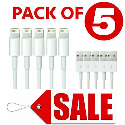 Fast Charger Sync USB Cable For Apple IPhone 5 6 7 8 X XS XR 11 12 13 Pro IPad • £4.99