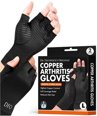$23 • Buy Dr. Frederick's Original Copper Arthritis Glove - 2 Gloves - Perfect Computer...