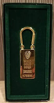 Gucci  1 Kilo  Gold Plated Brass Key Chain From 1980's  • $200