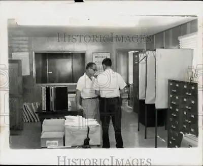 1964 Press Photo Billy Freeman & Alfred James Key West Voting Machine Custodian • $20.88