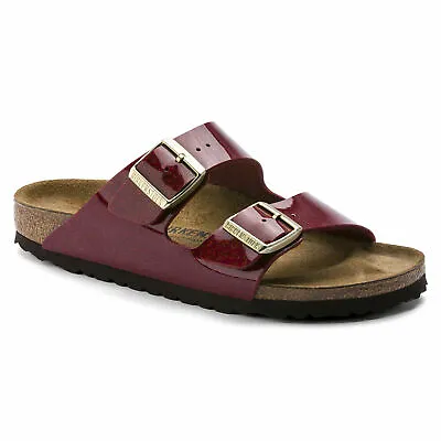 Birkenstock Birko Flor ARIZONA Magic Snake Bordeaux BNIB 1013634 • $149.95