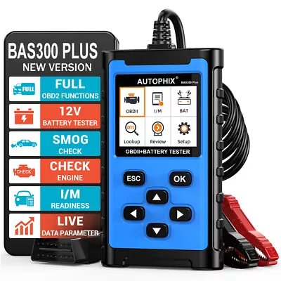 BAS300 PLUS Battery Load Tester Battery Analyzer 12V Car Truck Mechanics Repair • $50.99