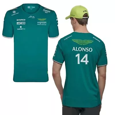 2023 Formula 1 Aston Martin T Shirt AMF1 Mens Fernando Alonso T Shirt Formula 1 • $24.97