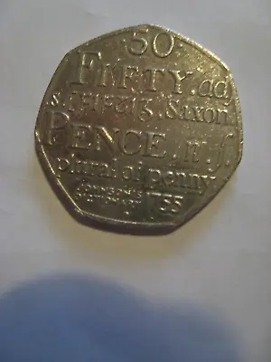 2005 Rare 50p Fifty Pence Coin Johnson's Dictionary 1755 Saxon Plural Of Penny • £10