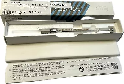 Jasco ITO Micro MS-GANO50 6705-H115A Measurement Syringe 0.5ml No Needle • $159
