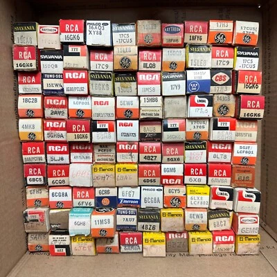 $24.99 • Buy Lot Of 100 - Vacuum Tubes Vintage NOS Tubes