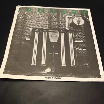 IAN DURY & THE BLOCKHEADS What A Waste! 1978 UK 7  Vinyl Single Stiff • £8.99