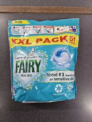 6x Fairy Non Bio Pods 51 Washes • £10