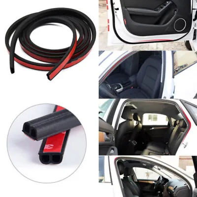 US 33FT B-Shape Rubber Car Window Door Seal Strips Hollow Edge Guard Parts 1PC • $19.49