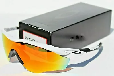 OAKLEY M2 XL Shield Sunglasses Polished White/Fire Iridium NEW OO9343-05 • $109.95