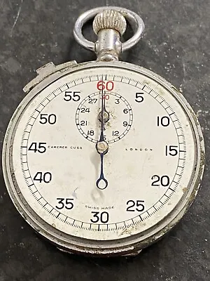 £29.99 • Buy Camerer Cuss Of London Vintage Mechanical Stopwatch 1950s For Parts Not Working
