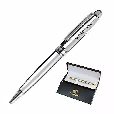 Customized Ballpoint Pen Elegant Engraved Pen. Luxury Metal Pen For Men Women. • $17.95