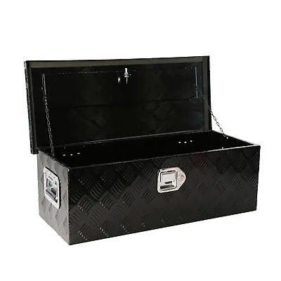 30 Inch Aluminum Truck Bed Tool Box Storage Organizer Chest With Handle Lock Key • $121.24