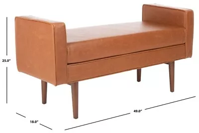 Safavieh HENRI MIDCENTURY BENCH Reduced Price 2172723826 BCH6303D • $168