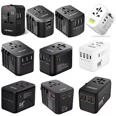 $22.99 • Buy LENCENT International Universal Travel Adapter Outlet Plug Converter W/ USB Port