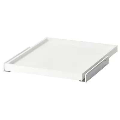 Ikea KOMPLEMENT Pull-Out Tray Shelf White Wardrobe And Cabinet Organiser 50x58cm • £32.98