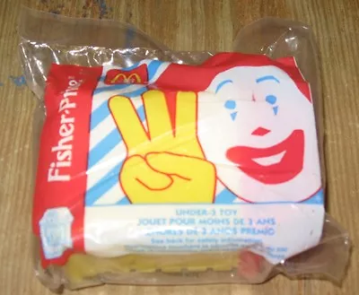 1996 Fisher Price McDonalds Happy Meal Under 3 Toy - Yellow Ronald House • $4.99