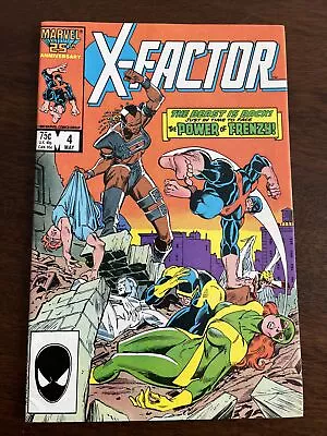 X-Factor #4 (May 1986 Marvel) 1st Appearance Of Frenzy VF • $1