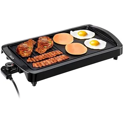 2 In1 Electric GriddleHomasy 1600W Indoor Nonstick Electric Pancake With Drip  • $34.99