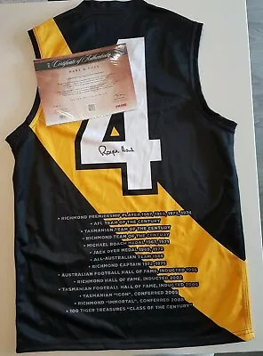 $350 • Buy Brand New Royce Hart Hand Signed Richmond Tigers  Hart And Soul Jumper 