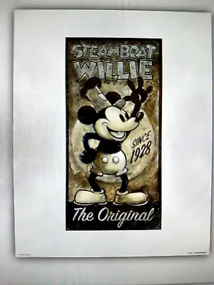 Disney Darren Wilson Steamboat  Willie The Original Art Print 16 X 20 More Sizes • $49.90